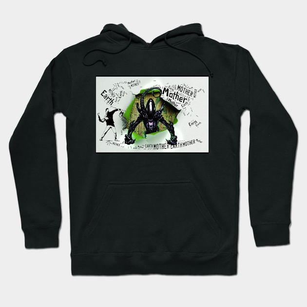 Silent Invasion. Hoodie by piksimp